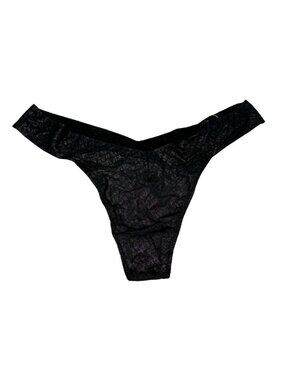 SKIMS Kim Kardashian Thong Panty Black Metallic Sparkle ONF PN-THG-1976 Size 2X